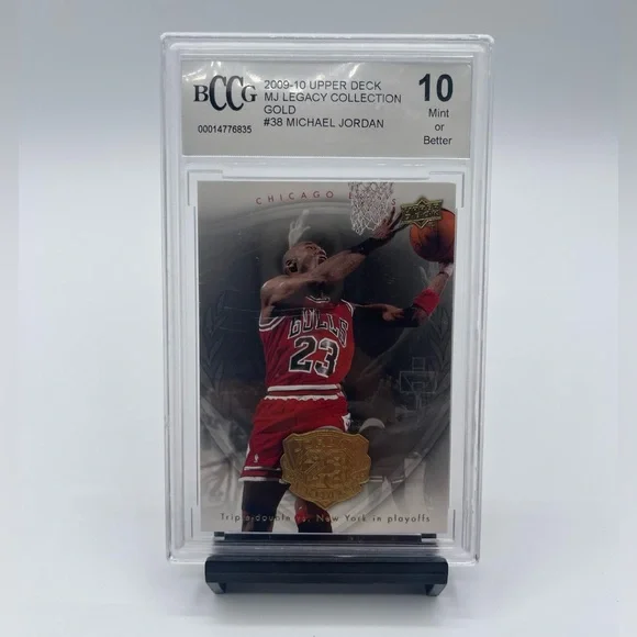 2009-10 Upper Deck Michael Jordan LEGACY COLLECTION GOLD SSP No. 38 BCCG 10 - Picture 1 of 4